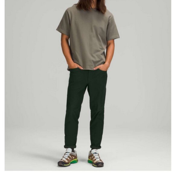 Lululemon ABC Pant Slim Utilitech Rainforest Green Size 33 - Picture 1 of 8